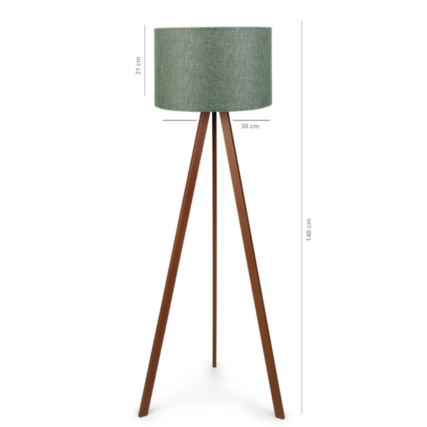 Homing Practical Wooden Three Legged Floor Lamp AYD-1148