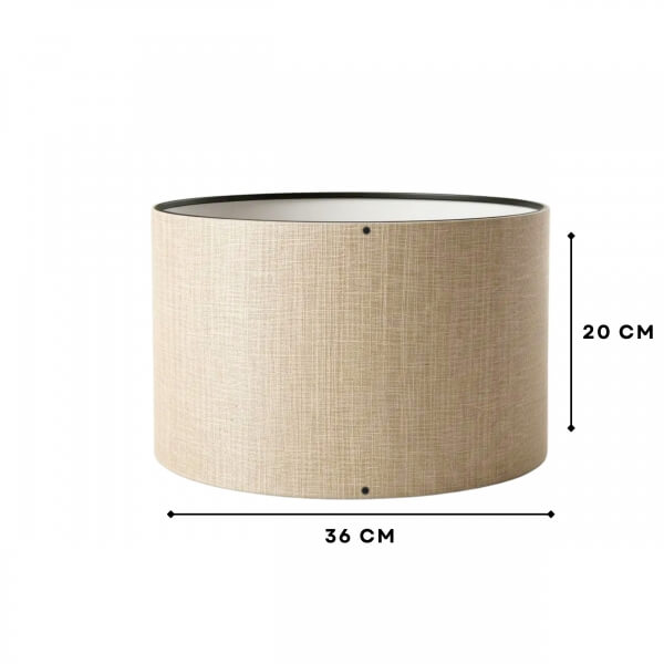 Homing Beige Patterned Floor Lamp Shade AYD-1255