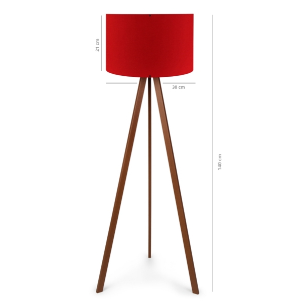 Homing Pratik Ahşap Üç Ayaklı Lambader AYD-1571