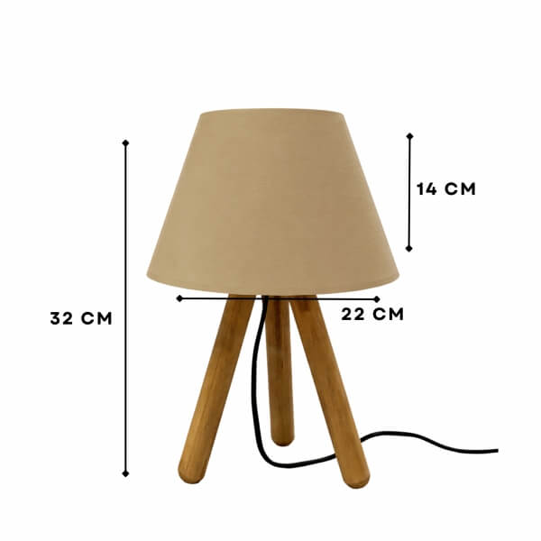 Homing Design Wooden Tripod Lampshade AYD-1968