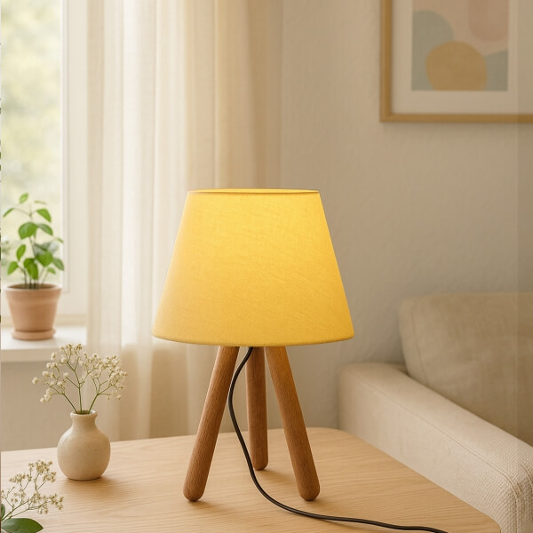 Homing Practical Wooden Tripod Lampshade AYD-1969