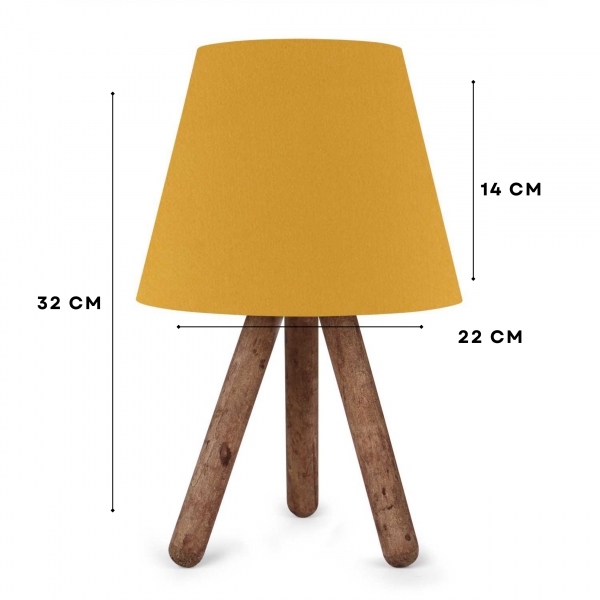 Homing Practical Wooden Tripod Lampshade AYD-1969