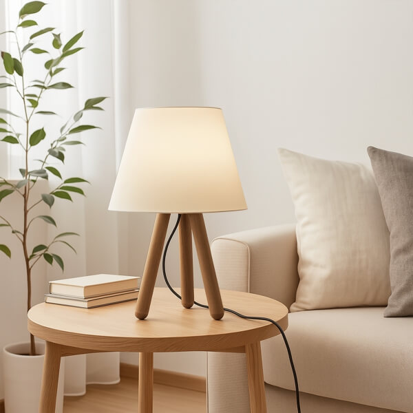 Homing Ahşap Üç Ayak Abajur AYD-1970