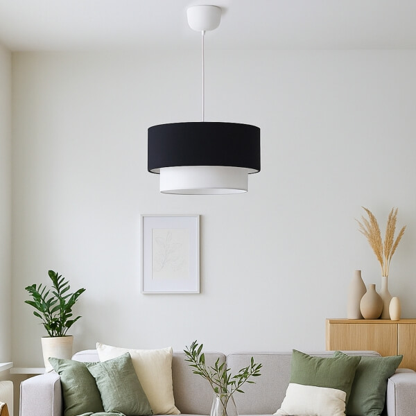 Homing Pasta Sarkıt Avize Siyah AYD-2565