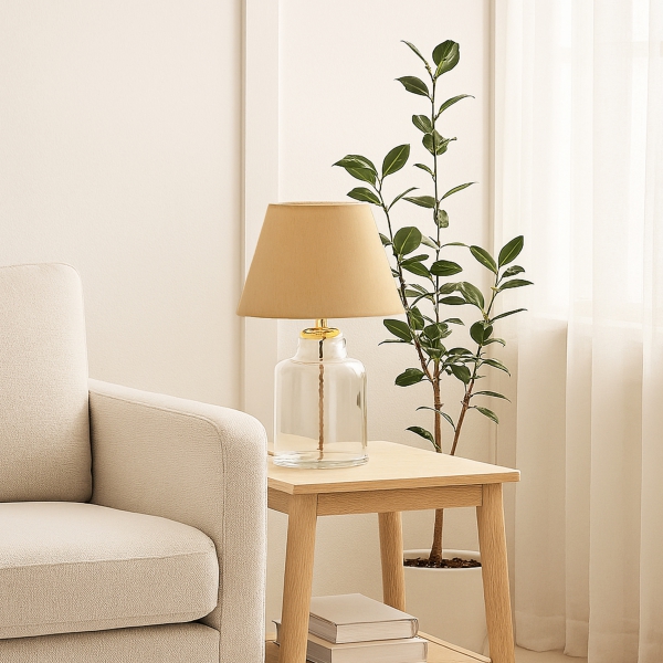 Homing Kristal Gövdeli Abajur AYD-2782