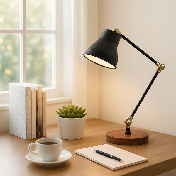 Homing Old Çalışma Masa Lambası No:2 Siyah  AYD-2868