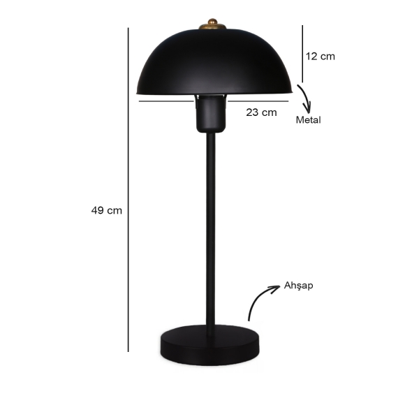 Homing Swiss Dekoratif Metal Abajur AYD-2943