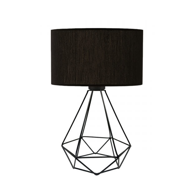 Homing Vienna Black Fabric Cylinder Design Lampshade AYD-2973