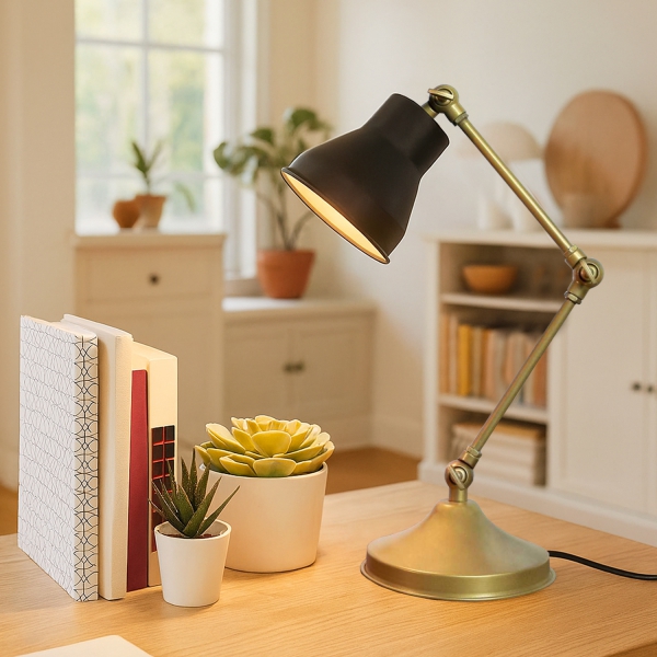 Homing Retro Özel Tasarım Eskitme Masa Lambası AYD-3001