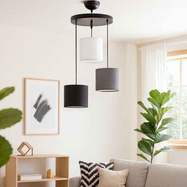 Homing Sveto Kumaş 3' lü Tavan Sarkıt Avize AYD-3095