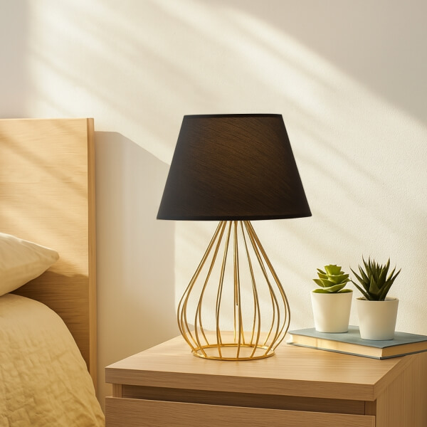 Homing Vince Gold Gövdeli  Abajur AYD-3118