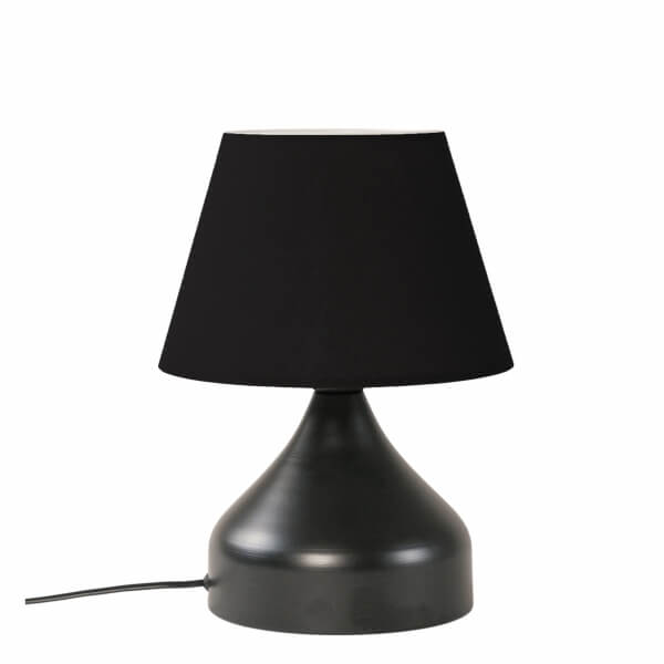 Homing Milano Metal Body Black Fabric Lampshade AYD-3125