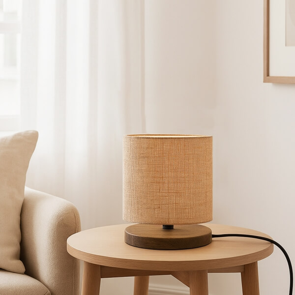 Homing Pu Design Jüt Kumaş Başlık Mini Abajur AYD-3216