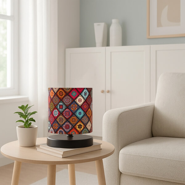 Homing Design Mini Lampshade Tile Patterned AYD-3248