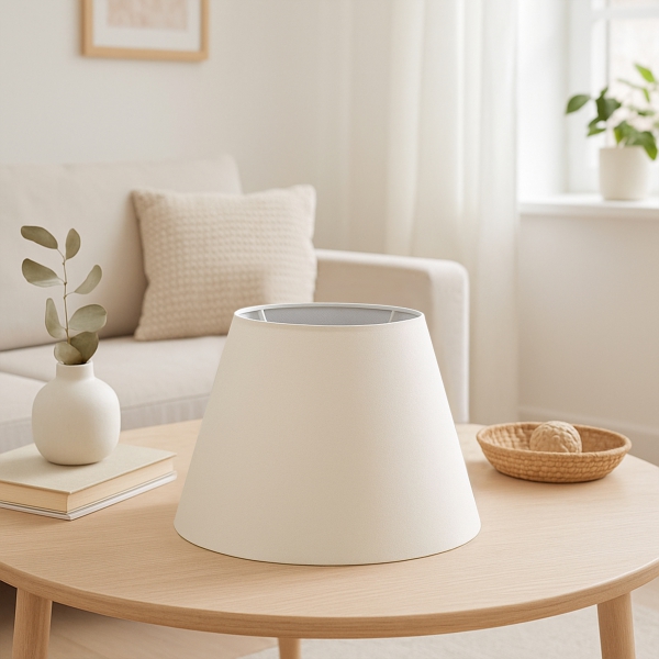 Homing Cream Lampshade Head 22 cm