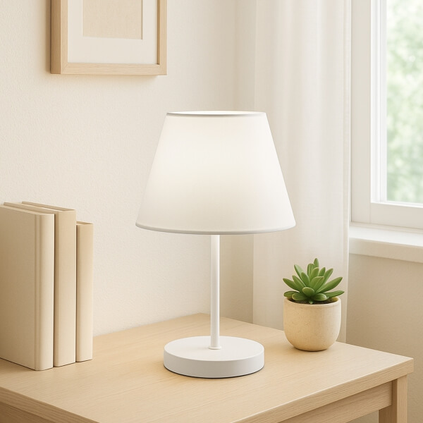 Homing Beyaz Gövde Beyaz Başlık Abajur AYD-3282