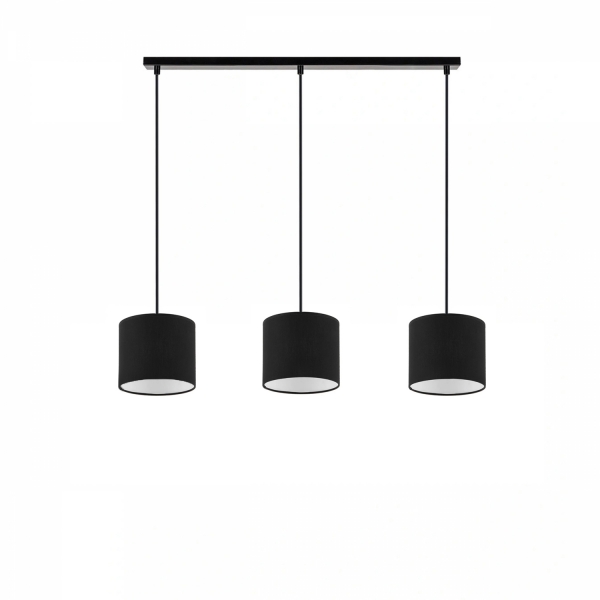 Homing Loft 3'lü Sarkıt Siyah Kumaş AYD-3328