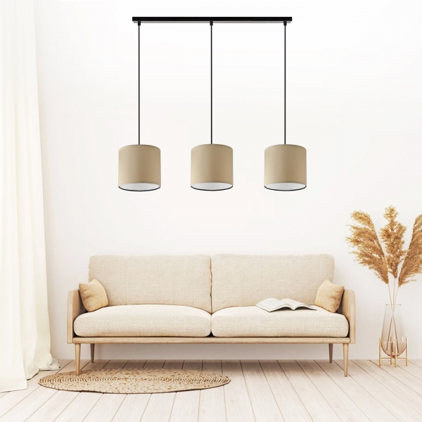 Homing Loft 3'lü Sarkıt Sütlü Kahve Kumaş AYD-3329