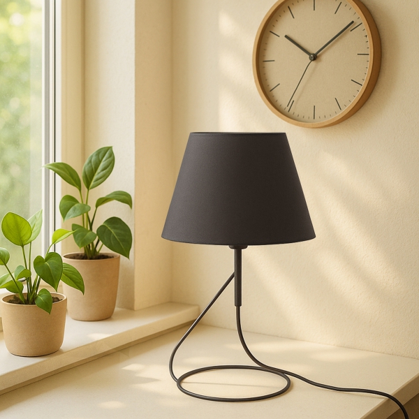 Homing Vino Siyah Başlıklı Abajur  242021