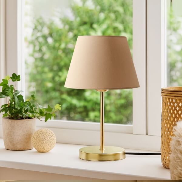 Homing Sera Gold Metal Gövdeli Abajur AYD-3504