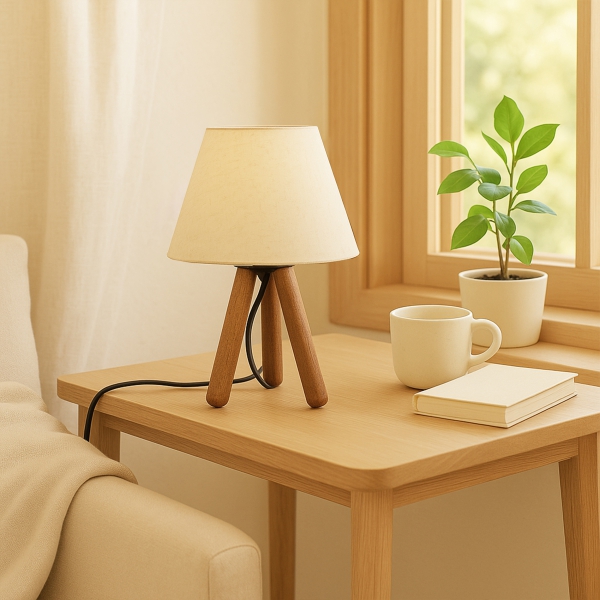 Homing Design Wooden Cylinder Head Lampshade AYD-2939