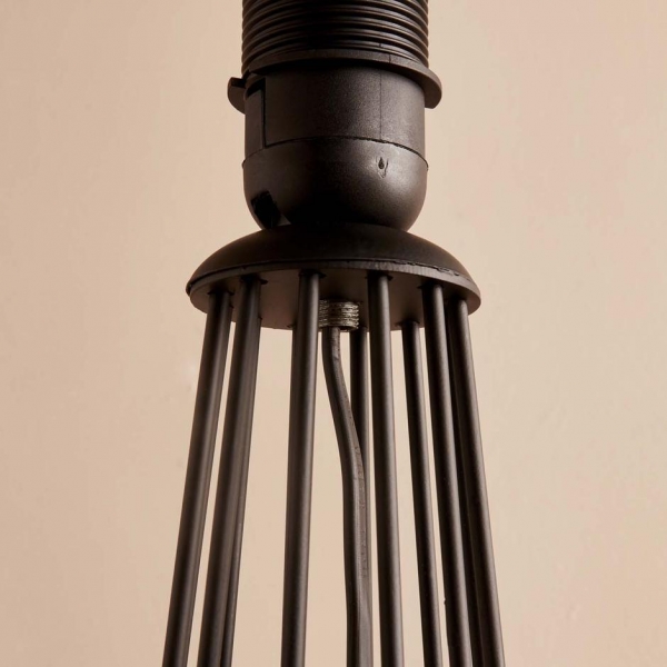 Homing Milton Black Metal Leg Floor Lamp AYD-3492