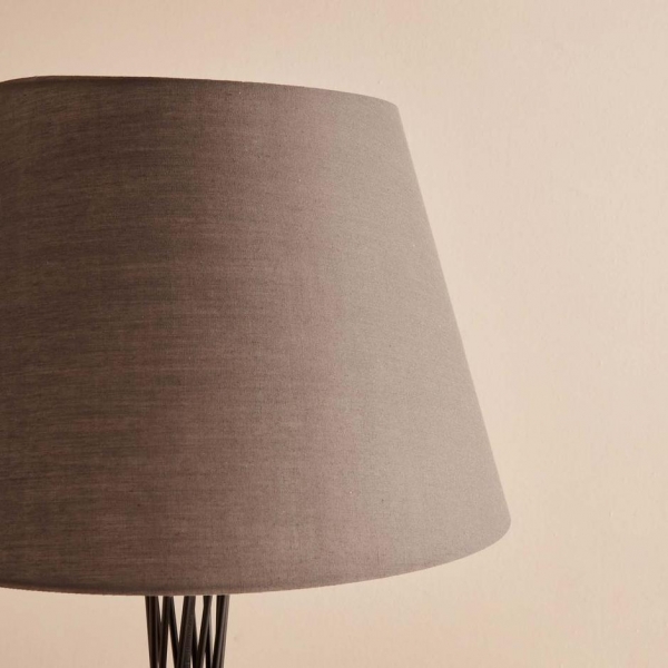 Homing Milton Anthracite Conical Metal Leg Floor Lamp AYD-3498