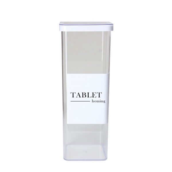 Homing Şeffaf, Kapaklı Bulaşık Tableti Saklama Kabı 2100 ml 