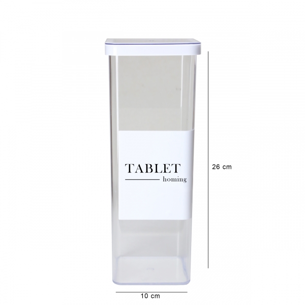 Homing Şeffaf, Kapaklı Bulaşık Tableti Saklama Kabı 2100 ml 