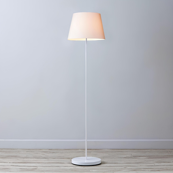 Homing Beyaz Gövdeli Krem Başlıklı Lambader AYD-3509