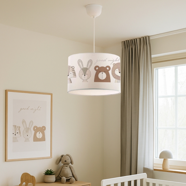 Homing Kids Kumaş Baskılı Çocuk Odası Sarkıtı 28'lik AYD-3524