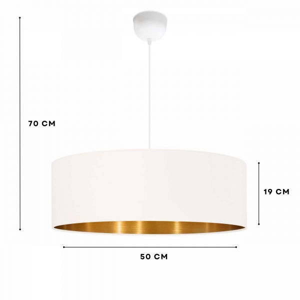 Homing Exclusive 50 cm Gold İç Detaylı Sarkıt Avize AYD-3549
