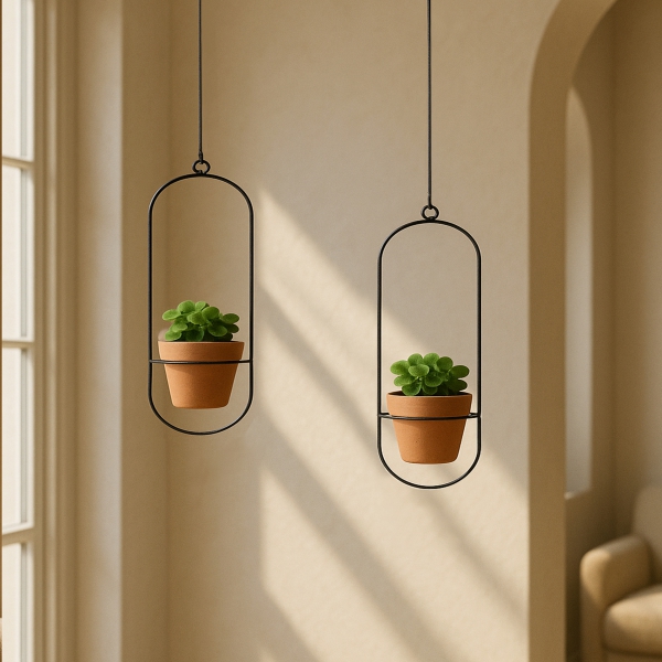 Homing Modern Design Hanging Set Flower Pot SEH-4611