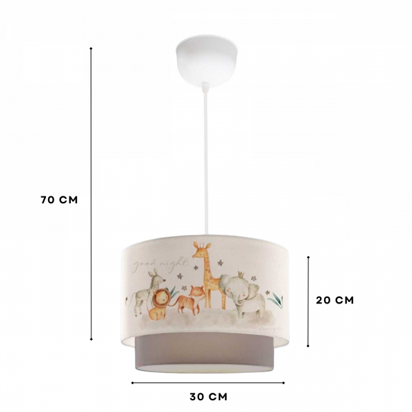 Homing Kids Kumaş Baskılı Pasta Sarkıt Çocuk Odası AYD-3623