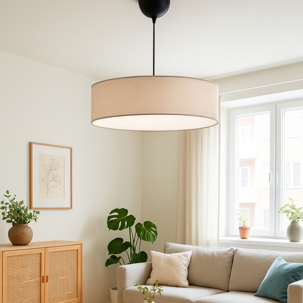 Homing Exclusive 50 cm Kırçıllı Kumaş Sarkıt Avize AYD-3625