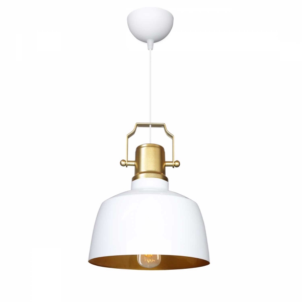 Homing Gold İç Yüzeyli Beyaz Retro Sarkıt AYD-3656