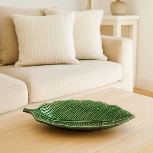 Homing Ceramic Leaf Presentation Holder HMY-6394