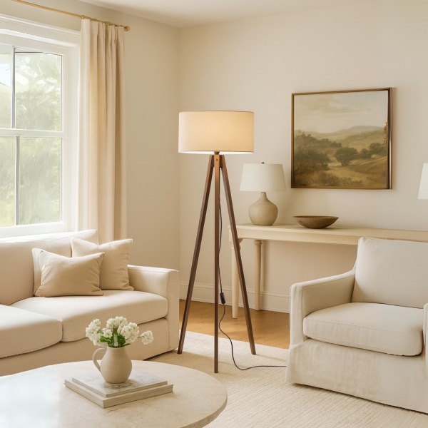 Homing Tripod Kumaş Başlık Lambader AYD-3685