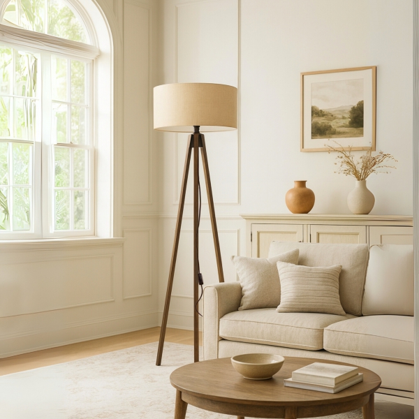 Homing Tripod Kumaş Başlık Lambader AYD-3686