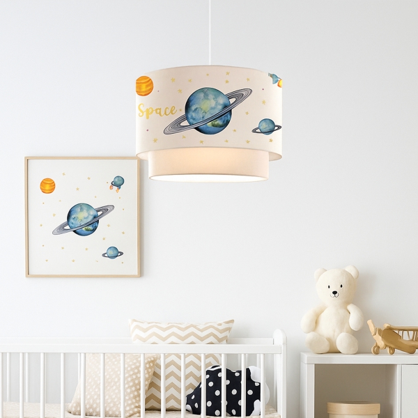 Homing Space Themed Children's Room Pendant Lamp 241289