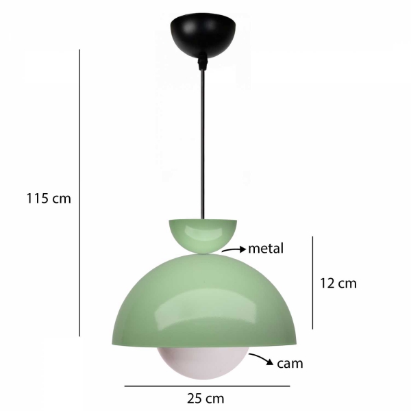 Homing Nuuq Camlı Metal Sarkıt 241339