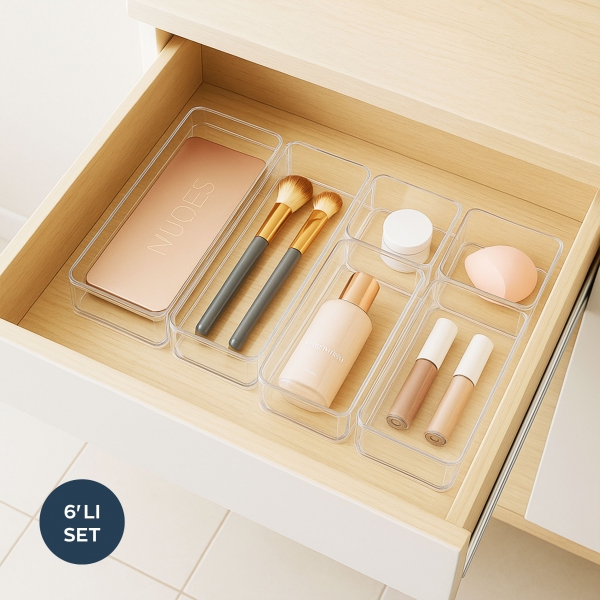 Homing Takı Makyaj Kozmetik Organizer Set 6 Parça 241410