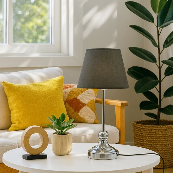 Homing Edel Krom Gövde Abajur 241428