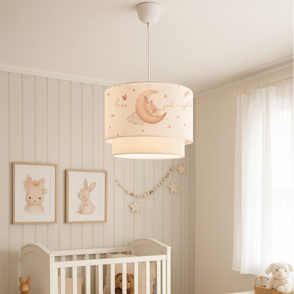 Homing Çocuk Odası Uyuyan Sevimli Tavşancık Sarkıt Avize 241441