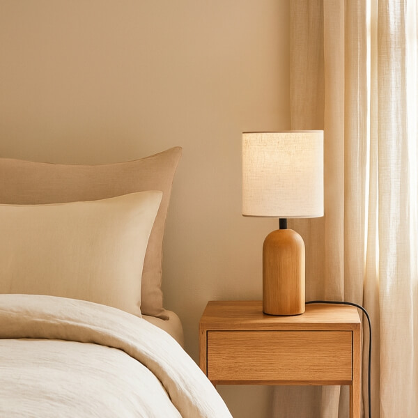 Homing Brooklyn Ahşap Abajur 241447