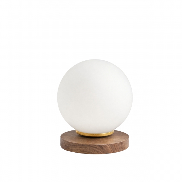 Homing Nuuq Küre Cam Gece Lambası Ahşap Taban 241448