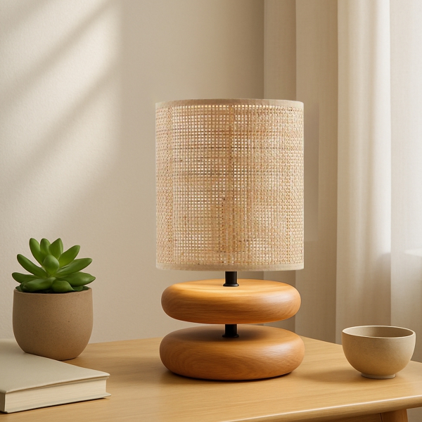 Homing Nuna Bamboo Rattan Wooden Lampshade 241470