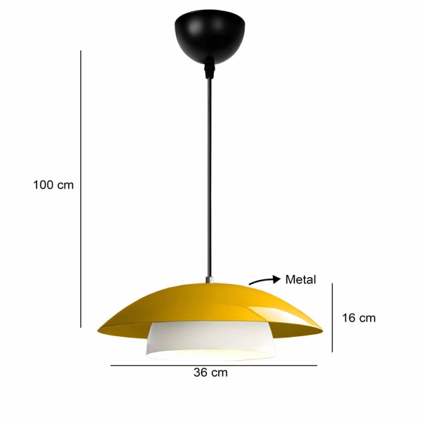 Homing Luna Scandinavian Style Metal Pendant Lamp 241760