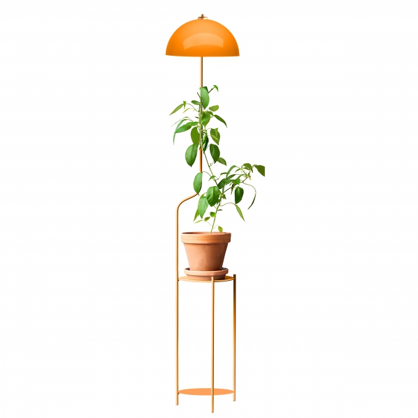 Homing Luopi Orange Flower Stand Shelf Floor Lamp 241780