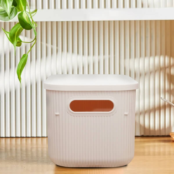 Homing Soft Krem Rengi Çok Amaçlı Kapaklı Organizer Kutu 6.2lt